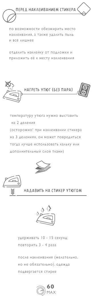 термостикеры для одежды