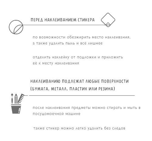 стикеры для аксессуаров